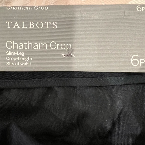Talbots Chatham Crop Navy Size 6 Petite NWT - Picture 8 of 10